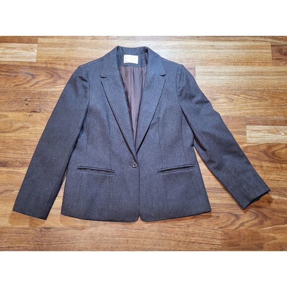 Vintage Petite Pendleton Brown 100% Wool Blazer Small? - Picture 1 of 4